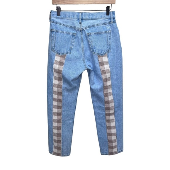 Still Here Tate High Rise Straight Leg Jeans in Vintage Blue Size 28 100% Cotton - Picture 8 of 15